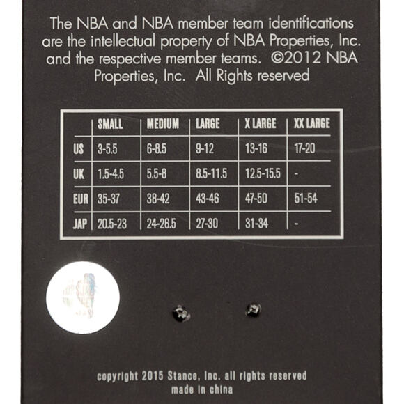 Socken Stance Icon Weiß/Schwarz