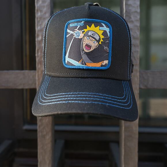 Kappe Capslab Trucker - Naruto - Naruto - Black / Blue
