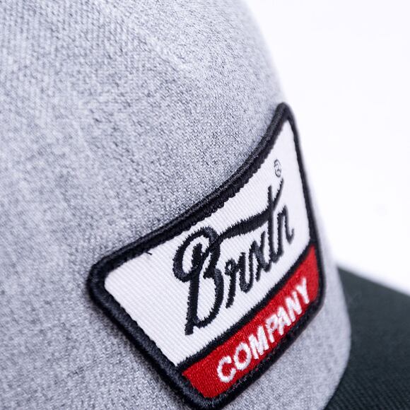 Kappe Brixton Linwood C Netplus MP Snapback - Heather Grey/Black