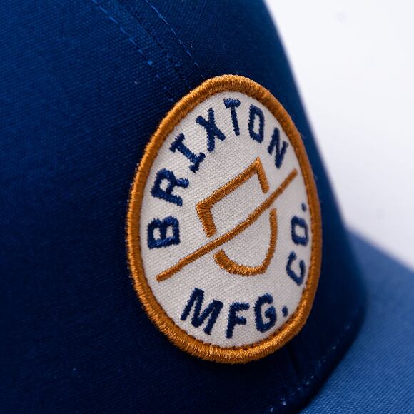 Kappe Brixton Crest X MP Mesh Cap Washed Navy Joe Bue White