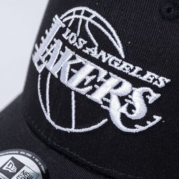 Kappe New Era 9FORTY NBA Essential Outline - LA Lakers - Black