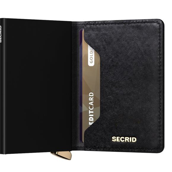 Geldbörse Secrid Slimwallet Emboss Diamond Black