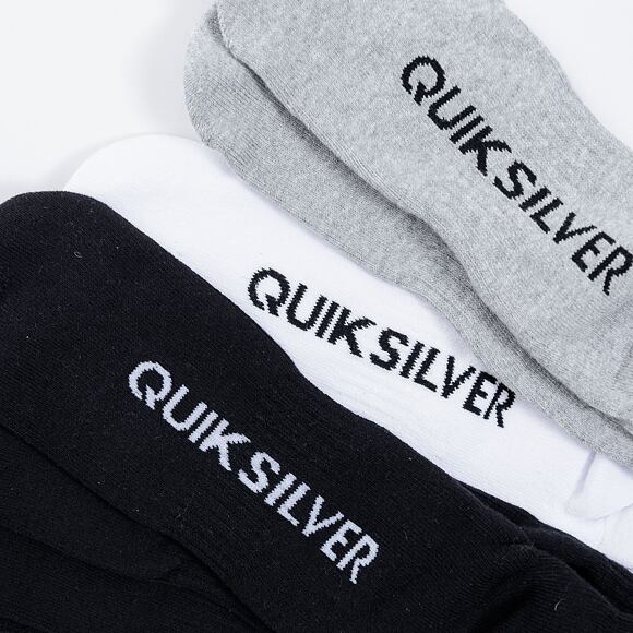 2 Paar Socken Quiksilver Basic Crew Socks Black