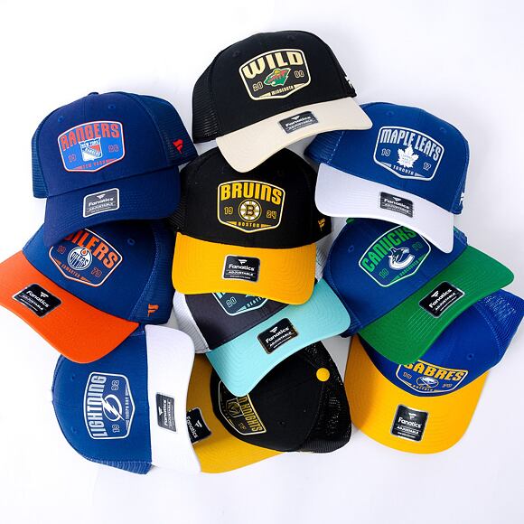 Kappe Fanatics - Buffalo Sabres - A/CAP Structured Adjustable Meshback - Deep Royal/Yellow Gold