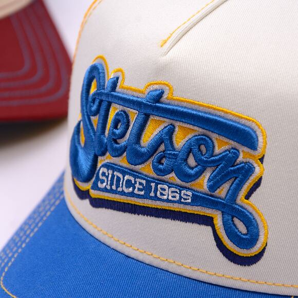 Kappe Stetson - Trucker Cap Lettering - Blue/White