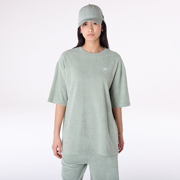 T-Shirt New Era - Towelling Oversized Tee - Mint Green