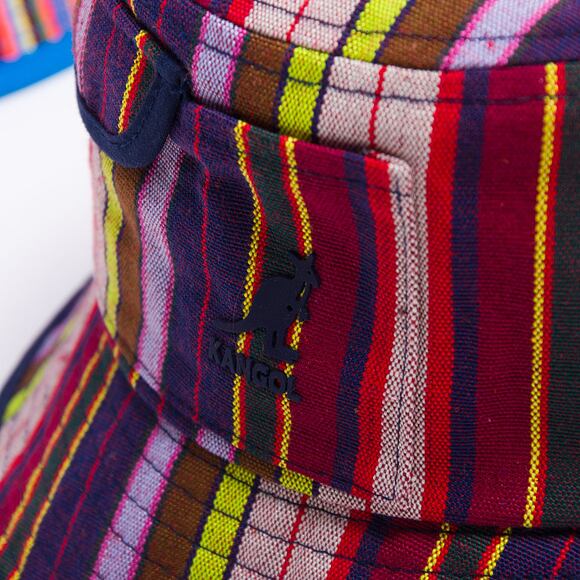 Hut Kangol - Multi Color Stripe Bucket - Preppy Multi