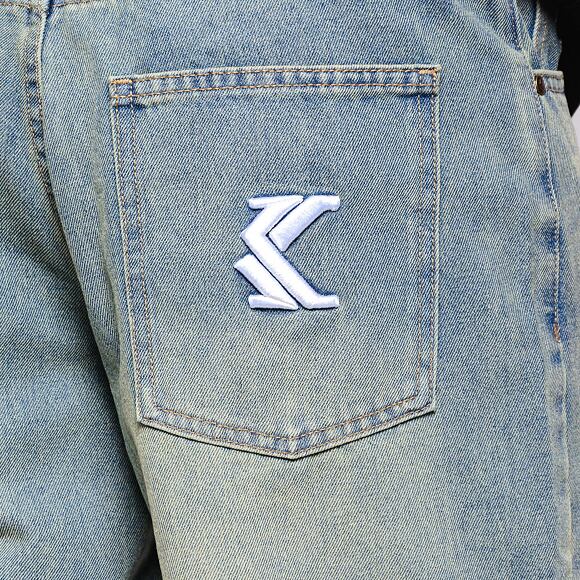 Shorts Karl Kani - OG Denim Baggy Jorts - bleached blue