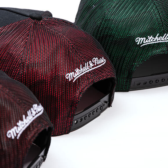 Kappe Mitchell & Ness - NBA Tremor Trucker - Miami Heat - Black