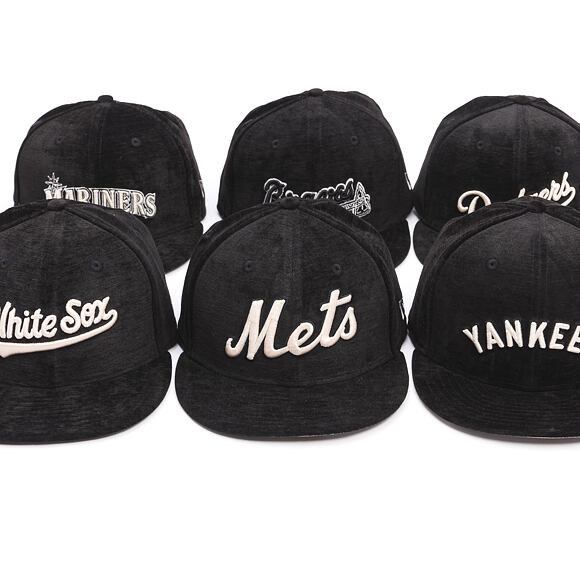 Kappe New Era - "MLB 59FIFTY Day - Velour" - Atlanta Braves - Black