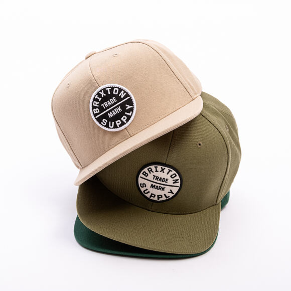 Kappe Brixton - Oath Iii Snapback - Olive Surplus/Whitecap
