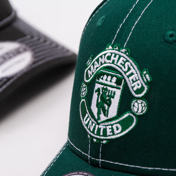 Kappe New Era - Contrast Stitch 9FORTY - Manchester United FC - Dark Green