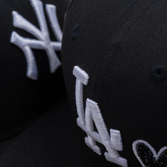 Kappe New Era - MLB Team Heart 59FIFTY - LA Dodgers - Black / White