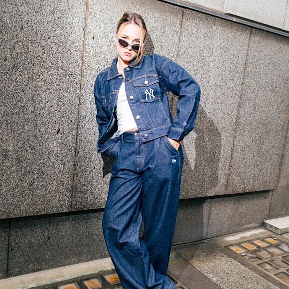 Damenjacke New Era - MLB Regular Denim Jacket - NY Yankees - Indigo