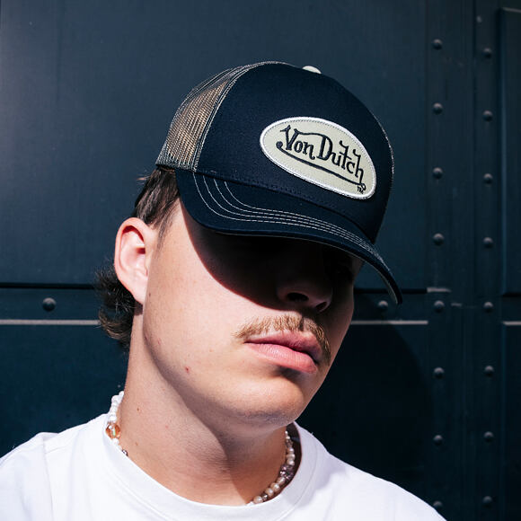 Kappe Von Dutch - Trucker - Classic Logo - Black/Green
