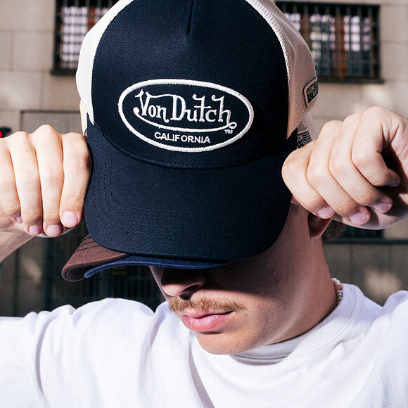 Kappe Von Dutch - Trucker - Flag - Black/White