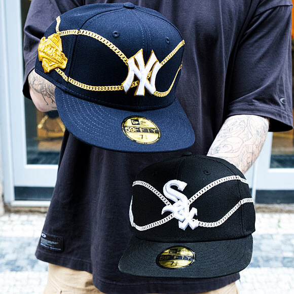 Kappe New Era - MLB Chain Wrap 59FIFTY - NY Yankees - Navy