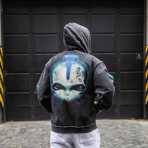 Pullover Rip N Dip - Squabble Up Hoodie - Black Vintage Wash