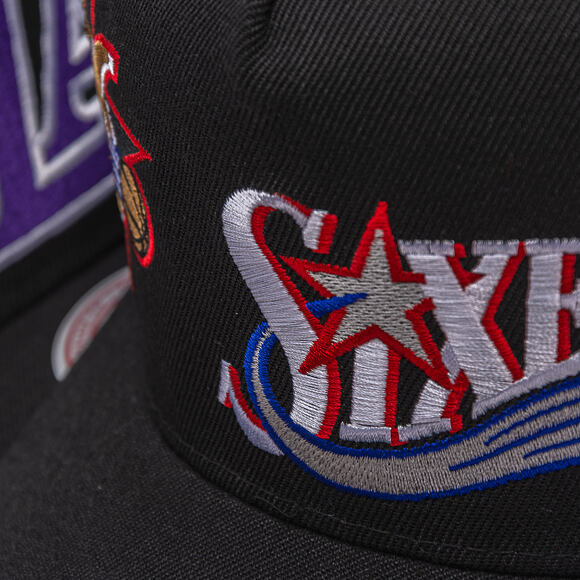 Kappe Mitchell & Ness - NBA Busted Pro HWC - Philadelphia 76Ers - Black