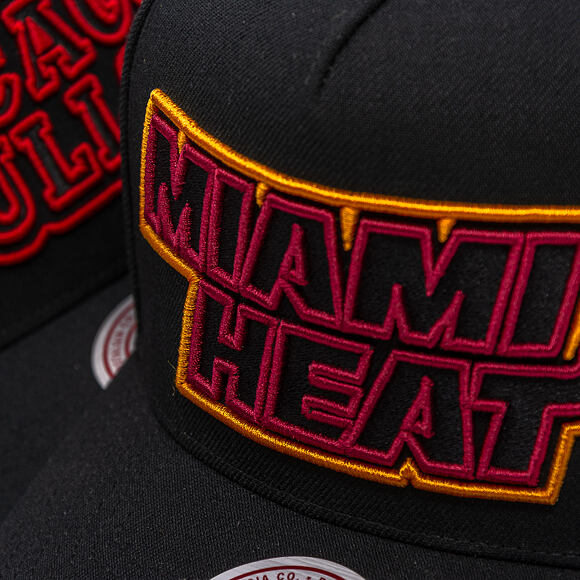 Kappe Mitchell & Ness - NBA Class Act Pro - Miami Heat - Black
