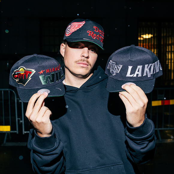 Kappe Mitchell & Ness - NHL Busted Pro - Minnesota Wild - Black