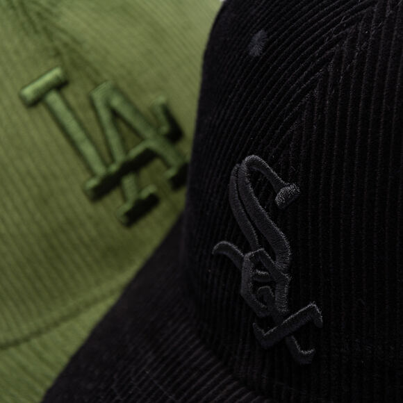 Kappe New Era - MLB Cord 9FORTY M-Crown - Chicago White Sox - Black
