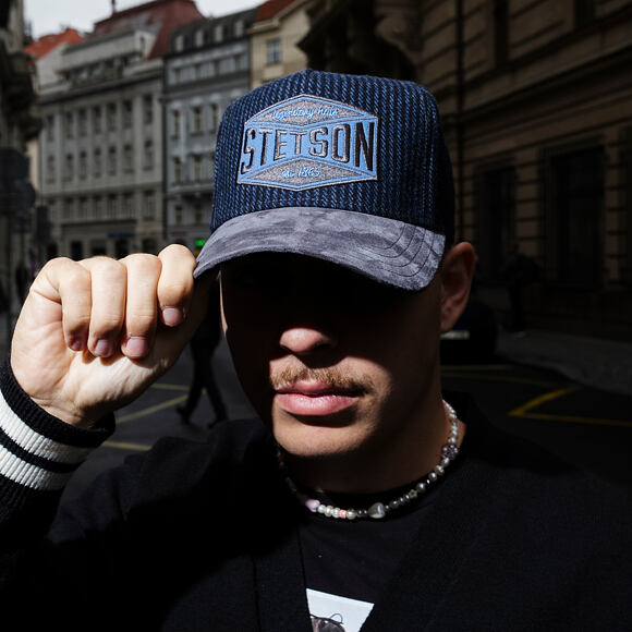 Kappe Stetson - Trucker Cap Goat Suede Wool