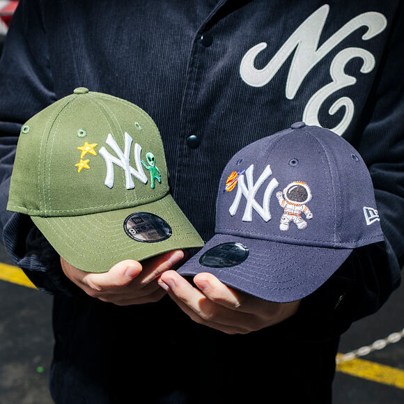 Kinder Kappe New Era - MLB Kids Space Icon 9FORTY - NY Yankees - Rifle Green