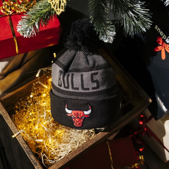 Mütze New Era - Knit Medium NBA Jake Cuff Beanie - Chicago Bulls - Grey