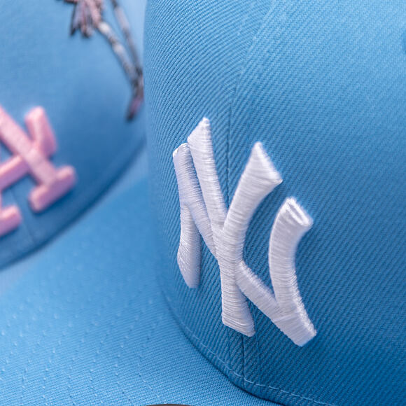 Kappe New Era - MLB 1999 WS 59FIFTY - NY Yankees - Sky Blue / Pink UV