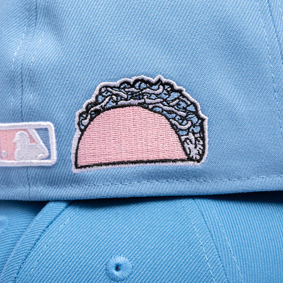 Kappe New Era - MLB Palm & Taco 59FIFTY - LA Dodgers - Sky Blue / Pink UV