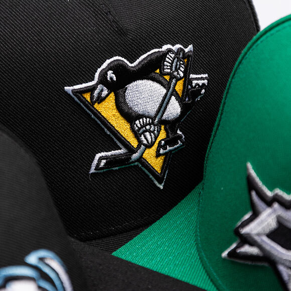 Kappe Mitchell & Ness - Pittsburgh Penguins - Double Clutch Pro Snapback - Black