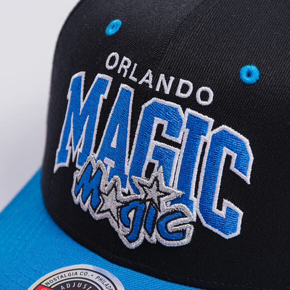 Kappe Mitchell & Ness - NBA Team Arch Snapback - Orlando Magic - Black / Blue