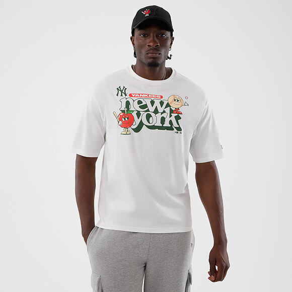 T-Shirt New Era - MLB Icon Graphic Tee - NY Yankees - White