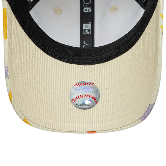 Kinder Kappe New Era - Branded All-Over Dino Print 9FORTY - Cream