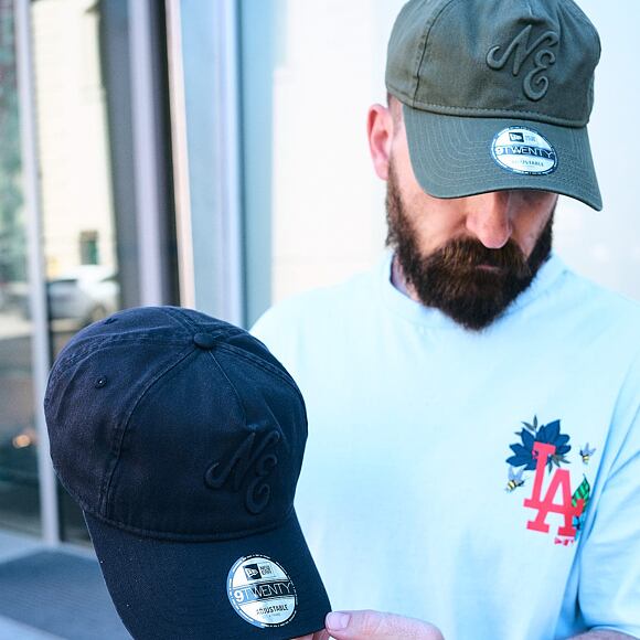 Kappe New Era - Branded Embossed 9TWENTY A-Frame - New Olive