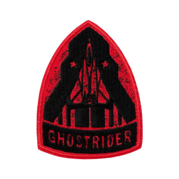 Bügelbild Monoquick - Top Gun Maverick Ghostrider 7 x 5,3 cm