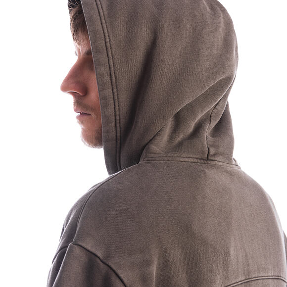 Pullover Champion - Washed Black Hoodie Full Zip Sweatshirt