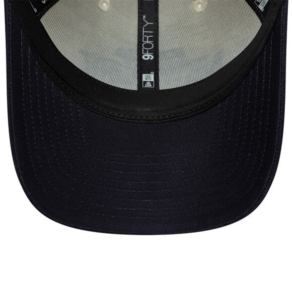 Kappe New Era - Branded Wordmark 9FORTY M-CROWN - Cream / Navy