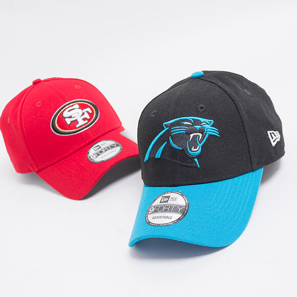 Kappe New Era The League Carolina Panthers 9FORTY Team Color Strapback