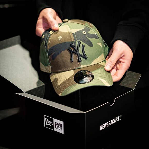 Kappe New Era 9FORTY MLB League Basic - NY Yankees - Strapback Camo