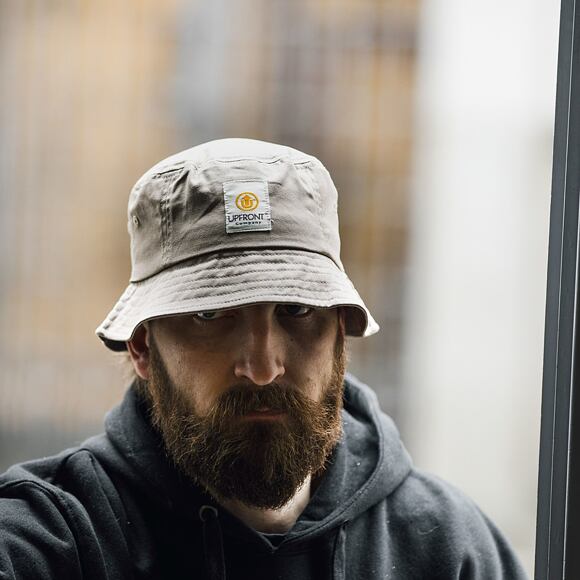 Hut Upfront Stranded Bucket Hat Lt Khaki