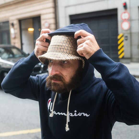 Hut New Era Check Bucket Wheat