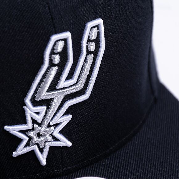 Cap Mitchell & Ness - Team Ground 2.0 Snapback - San Antonio Spurs - Schwarz