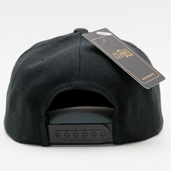 Kinder Kappe Yupoong Classic Snapback Black / Black / Black Undervisor