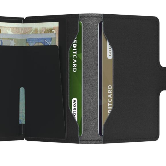 Geldbörse Secrid Miniwallet Yard Powder Black