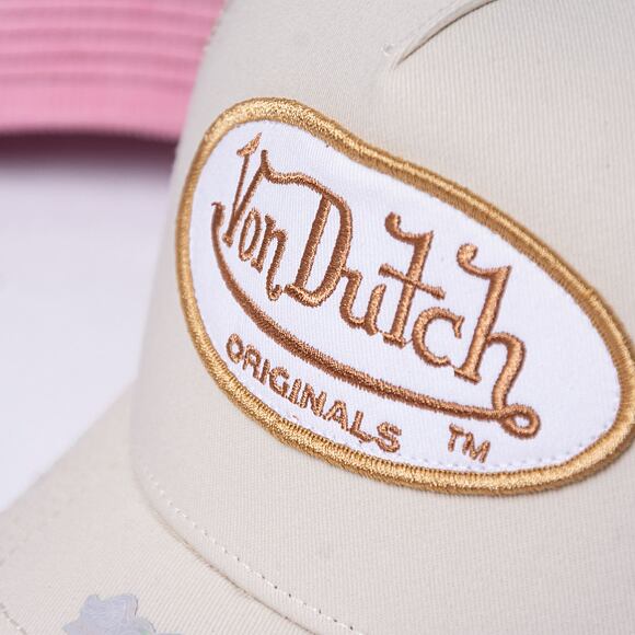 Kappe Von Dutch Boston Trucker Cream/White