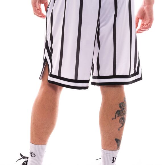 Shorts Karl Kani Small Signature Striped Mesh Shorts white/black