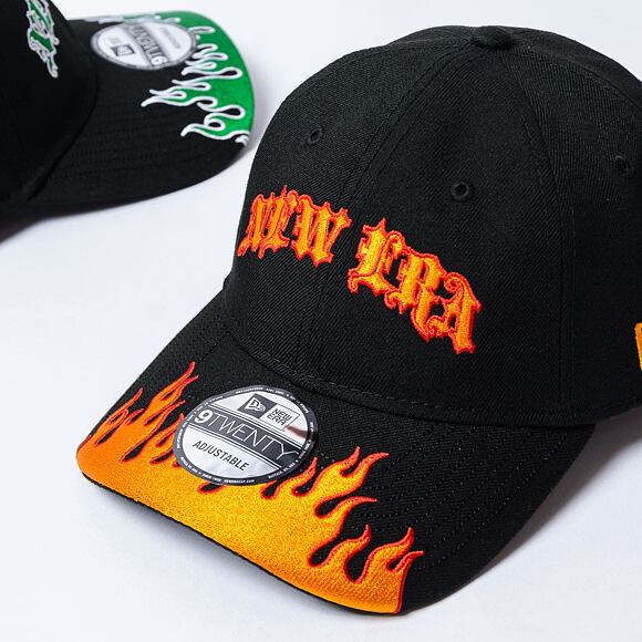 Kappe New Era - 9TWENTY Flame - Black / Orange
