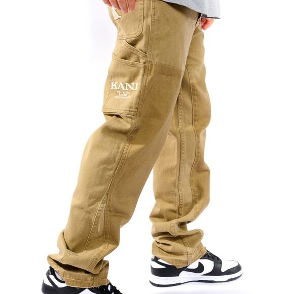 Hose Karl Kani OG Washed Carpenter Pants dark sand